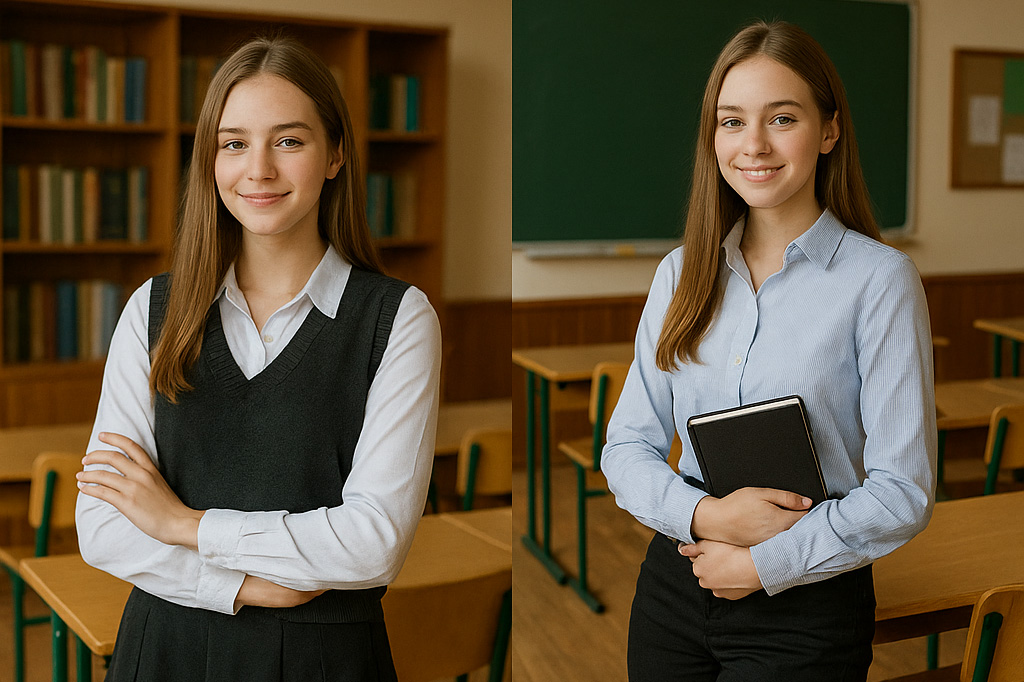 съемка на школьный альбом